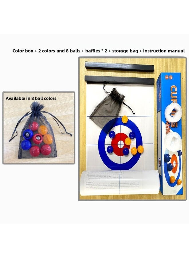 Table Curling Toy Family Gathering Game Table Curling Table Game Children's Dryland Sandpot Bowling Props